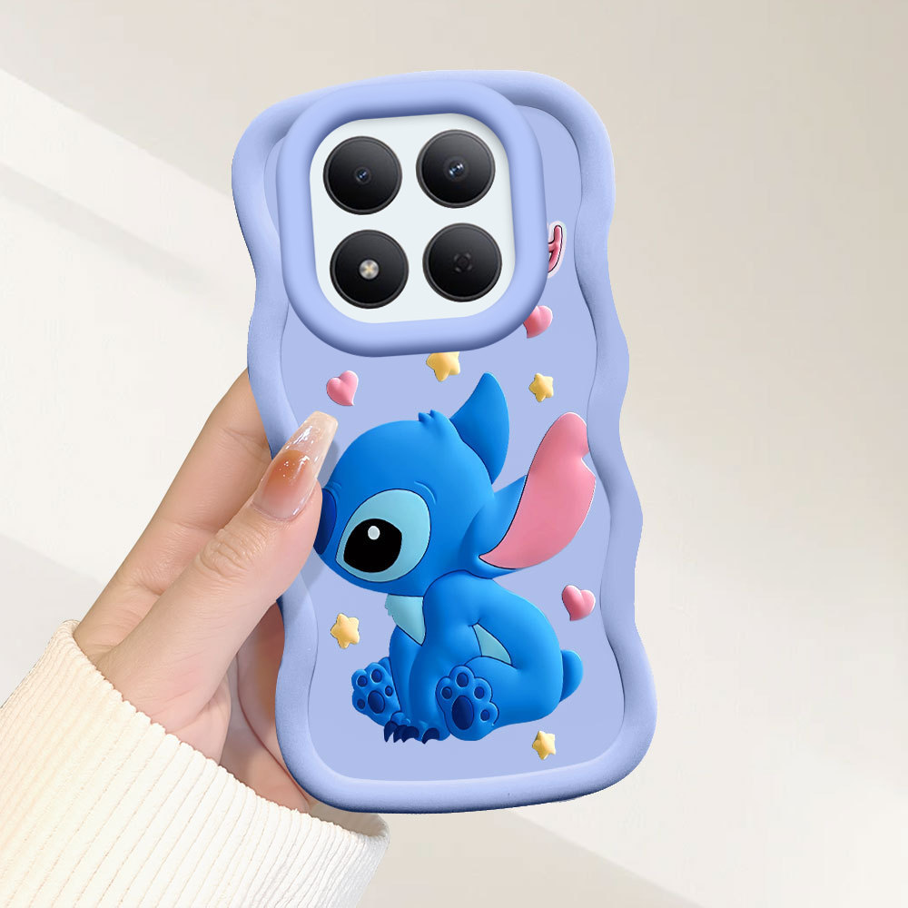 Capinha Stitch Para Xiaomi Redmi Note 15 Pro 5G Capa De Silicone Macia Estilo Simples Macaron Case 0412