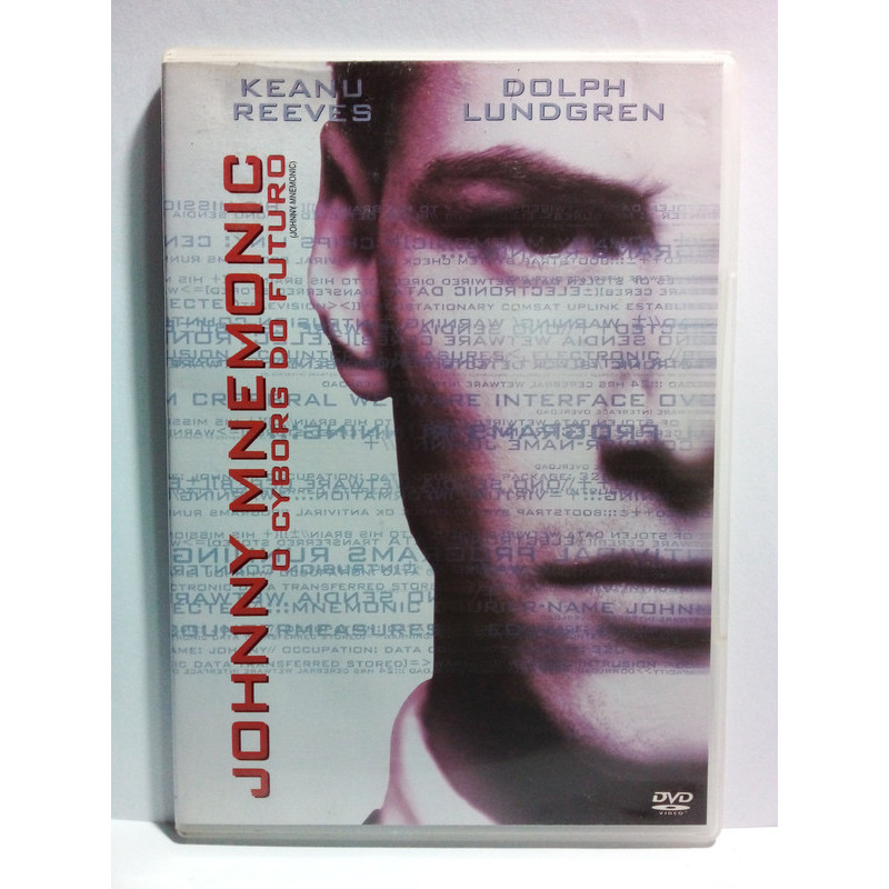Dvd Johnny Mnemonic - O Cyborg Do Futuro - Keanu Reeves - Slim