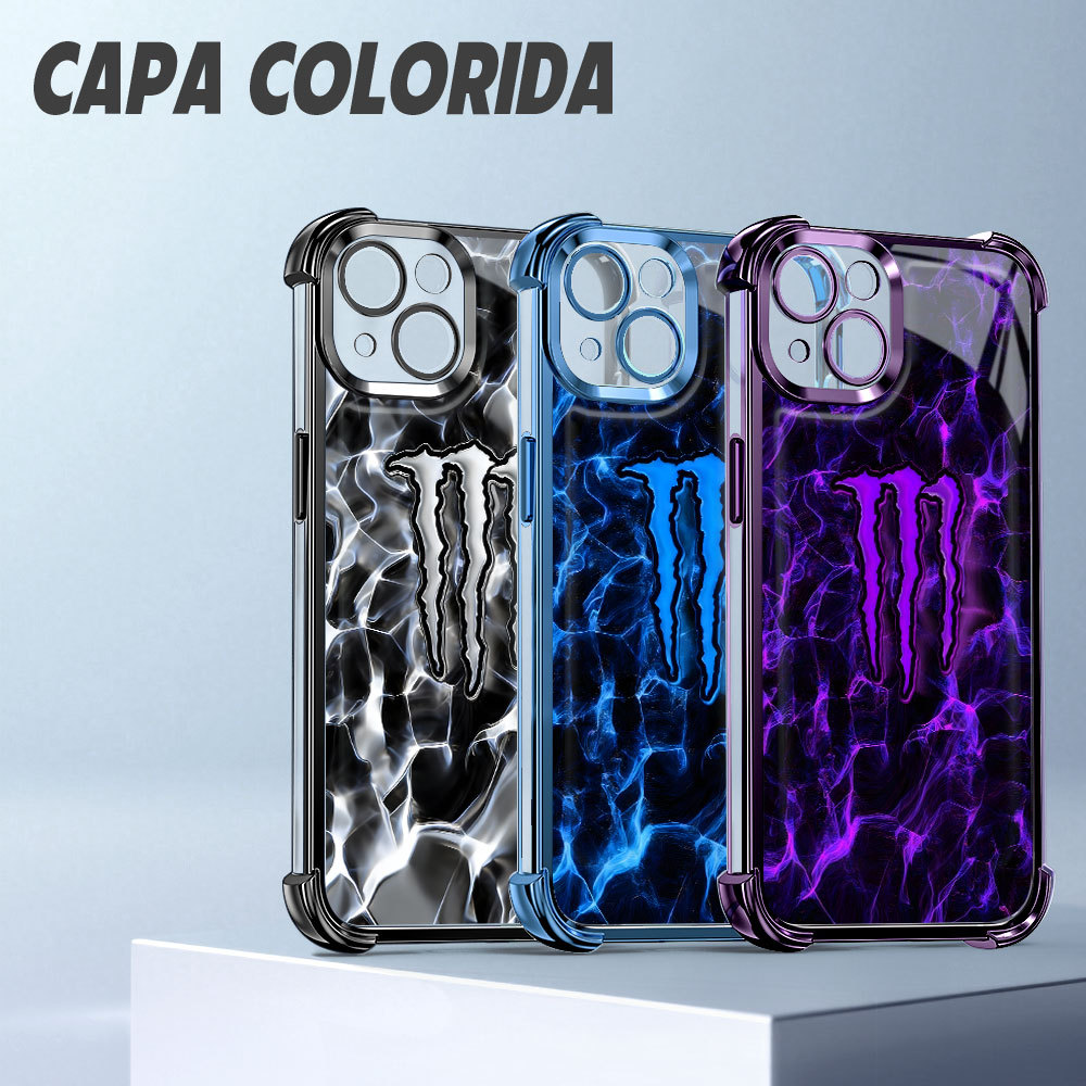 Capa Macia Luxo Para Xiaomi Redmi Note 11 11S Telefone Capinha Capas Anti Impacto Choque Case Transparente 0962 FS — imagem 2 de 2