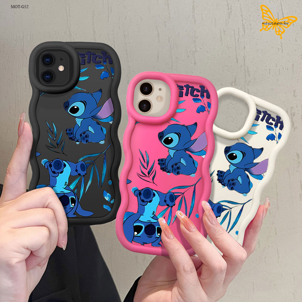 Capinha Para Motorola Moto G86 G56 G52 G55 G82 G53 G60 G54 G75 G84 5G Capa De Macia Silicone Ondulada Case MKL 0244