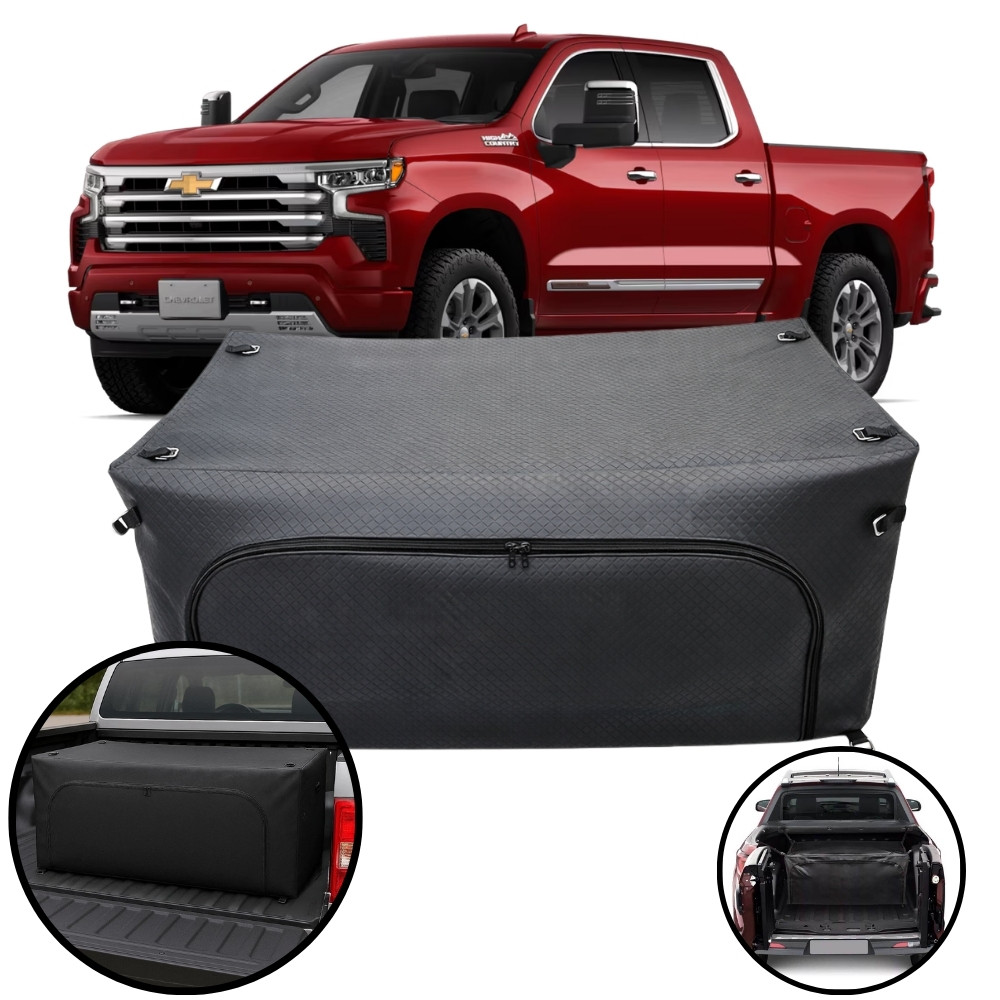 Bolsa Mala Caçamba Tam. M Impermeável 380L Vulcanizada GM Chevrolet Silverado 2026