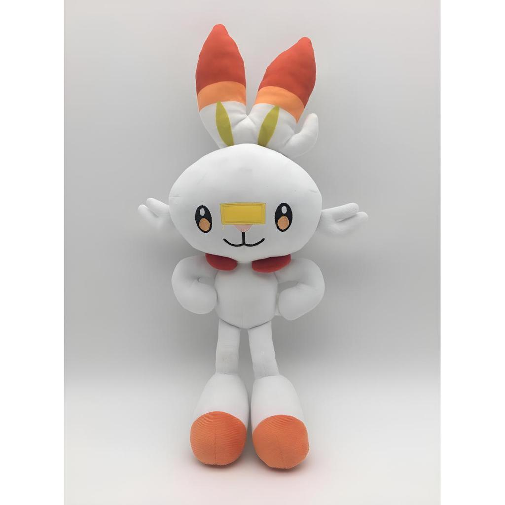 Pelúcia Coelho Scorbunny 32cm Pokemon Hipoalergênico Sword Shield