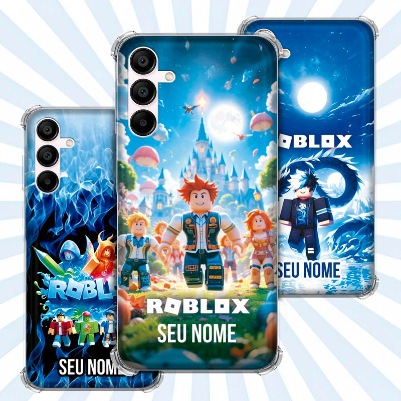 Capa Capinha - Samsung Galaxy A15 - Jogo Roblox Gamer Avatar Skin Personalizada Nome