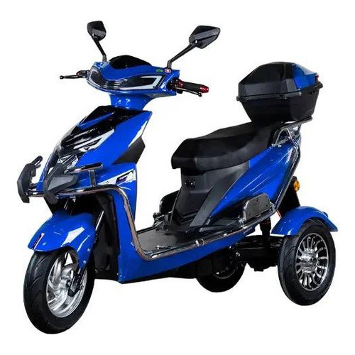 Triciclo Elétrico Adulto Motorizado 1000w Moto 2 Pessoas Cor
