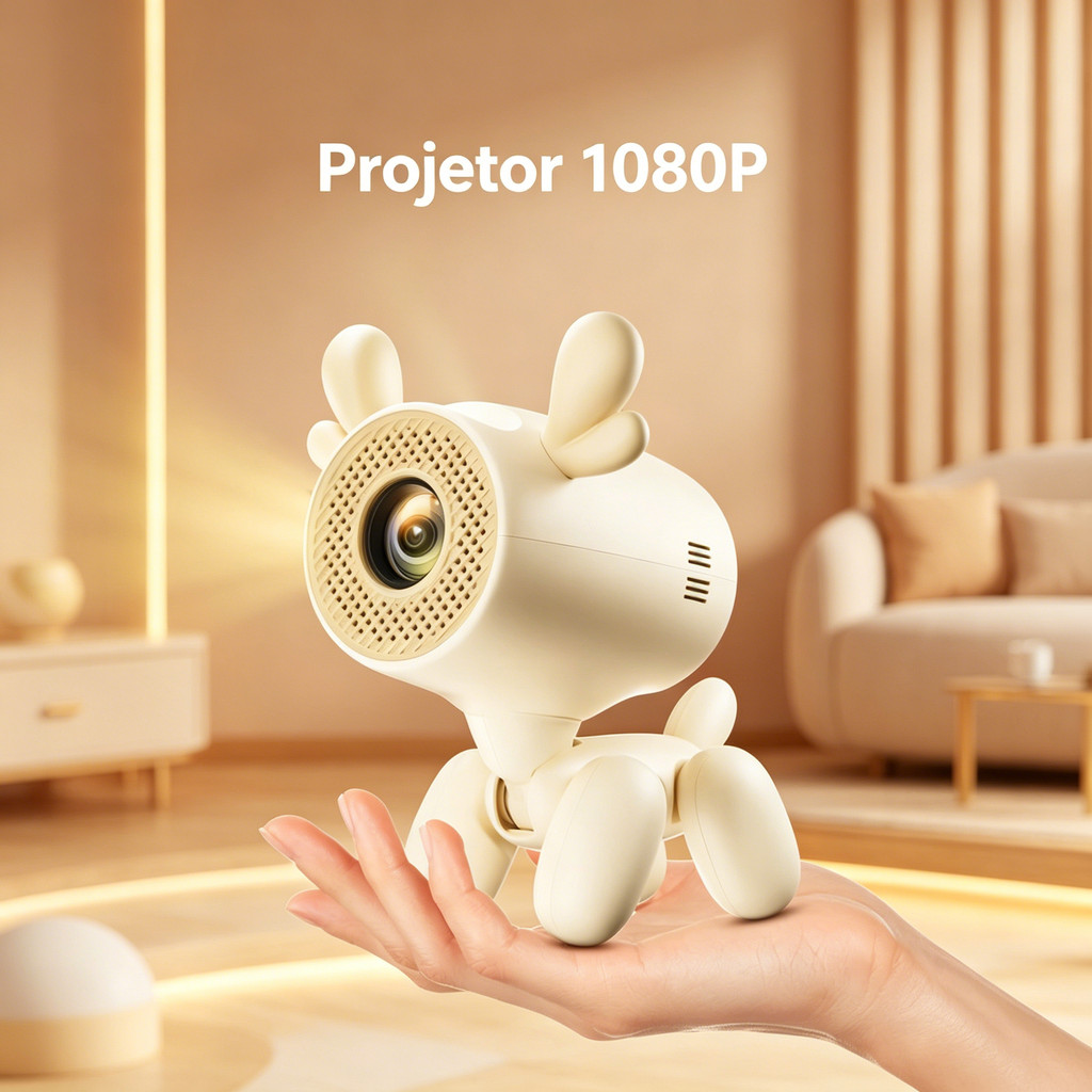 Projetor HY320LI Atualizado, Resolução 1920x1080 Android,Para Cinema e Sala