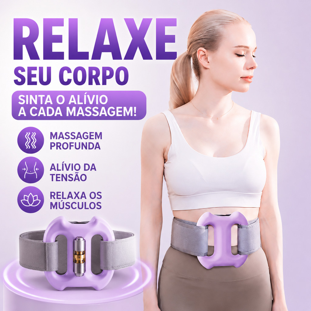 Mini Massageador EMS Elétrico Portátil Cervical Pescoço Alívio da Dor Muscular Relaxamento Profundo