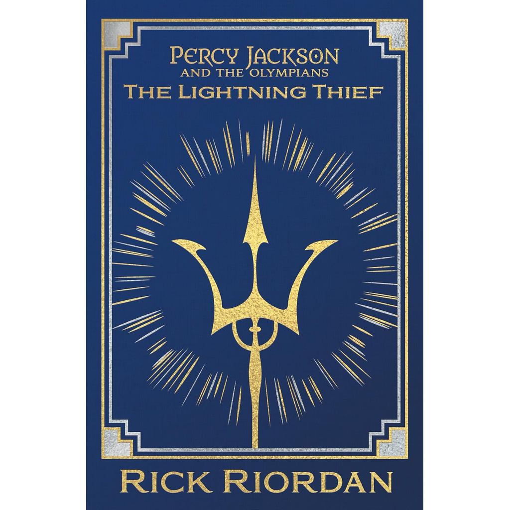Livro Percy Jackson and the Olympians the Lightning Thief Deluxe Collector's Edition – Disney Hyperion - Inglês