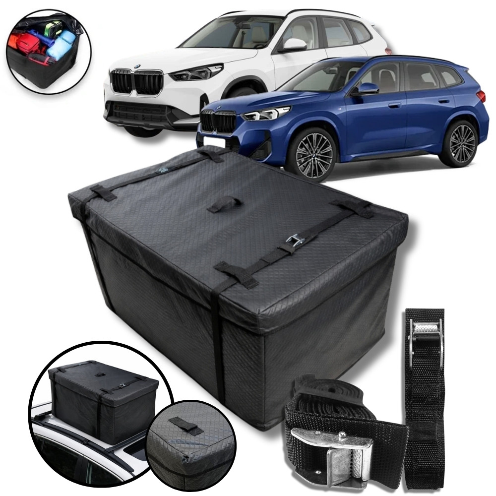 Bolsa Maleiro Teto Impermeável + Cinta 370l BMW X1 Todos