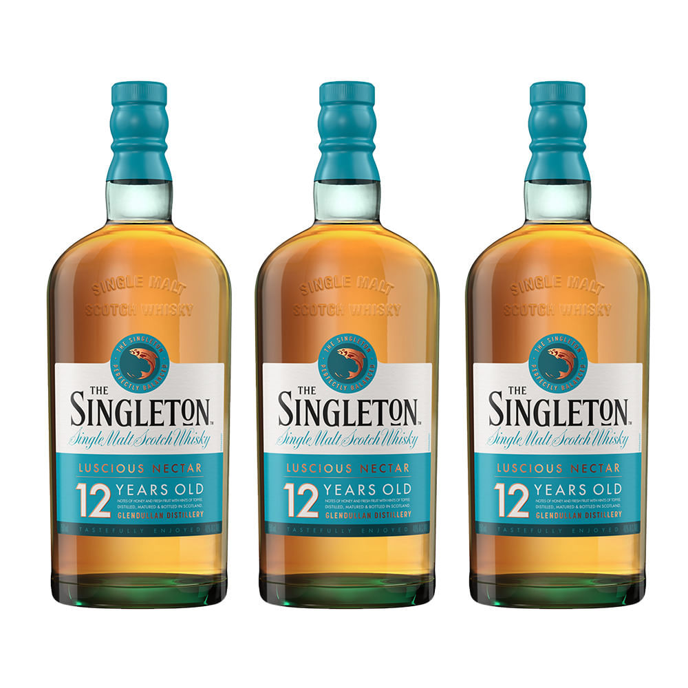 Combo Whisky Singleton Dufftown 12 Anos 750ML - 3 Unidades