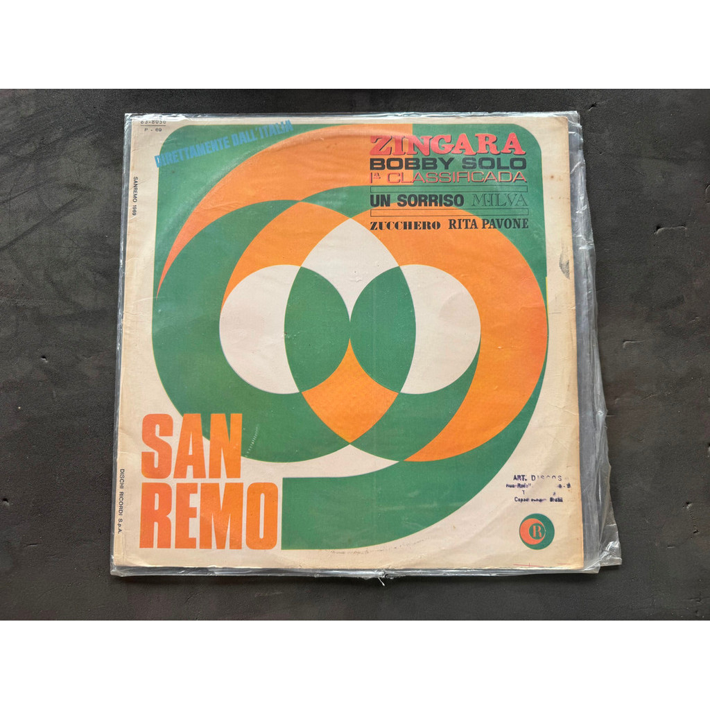 LP SAN REMO 69 ZINCARA BOBBY SOLO RITA PAVONE