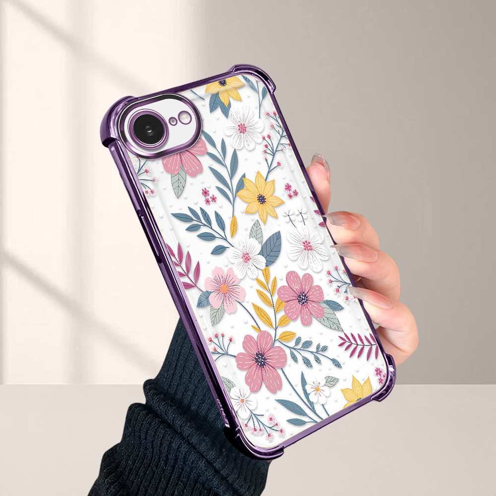Capinha Capa Anti Impacto Transparente Luxo Para iPhone 17E 16E Case De Celular SJ 0135