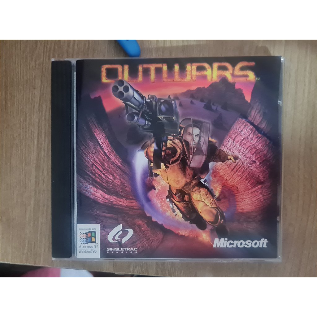 Jogo PC CD Outwars Microsoft com Manual Original