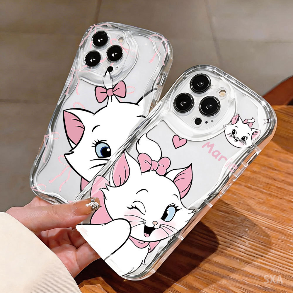Capinha Para Samsung Galaxy A16 A15 A14 A13 A12 A11 A10 A06 A05 A03 A04E Silicone com Gata Marie Capa FB077