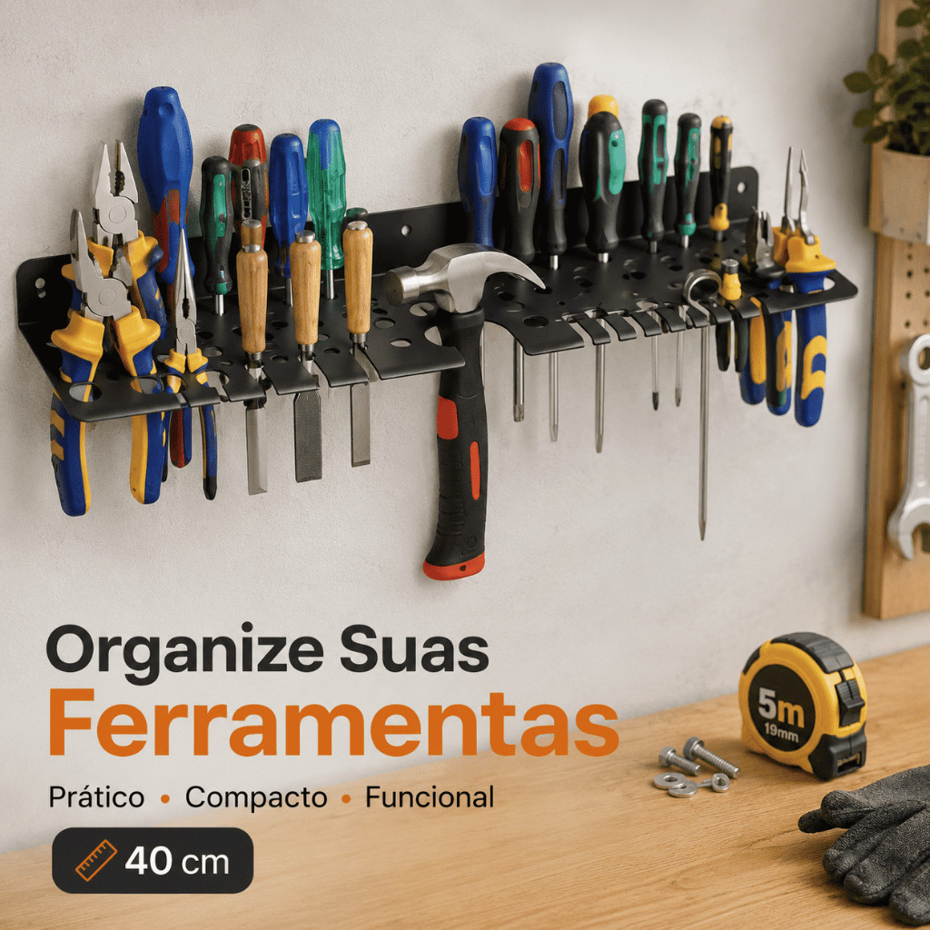 Suporte Ferramentas Parede Chave de Fenda Chave Philips Vendido(s) - Variação: