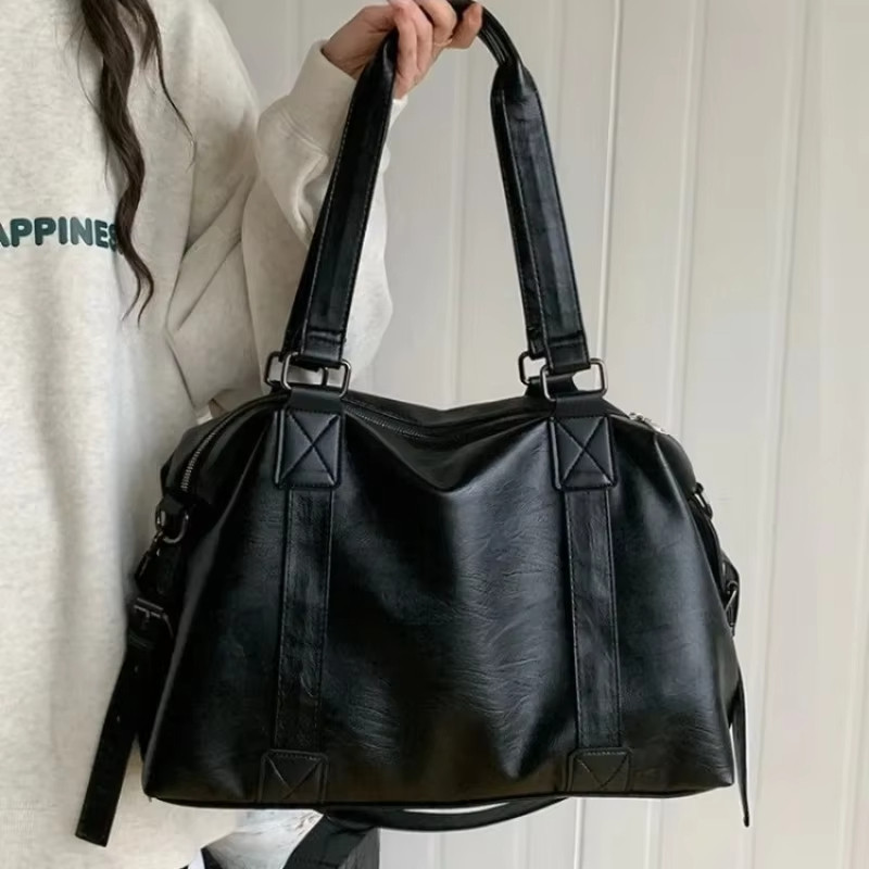 Bolsa de viagem portátil moderna e legal para mulheres, bolsa de grande capacidade, bolsa de bagagem com cupom 