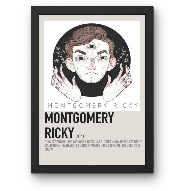 Quadro Decorativo Montgomery Ricky Ricky 45x33cm