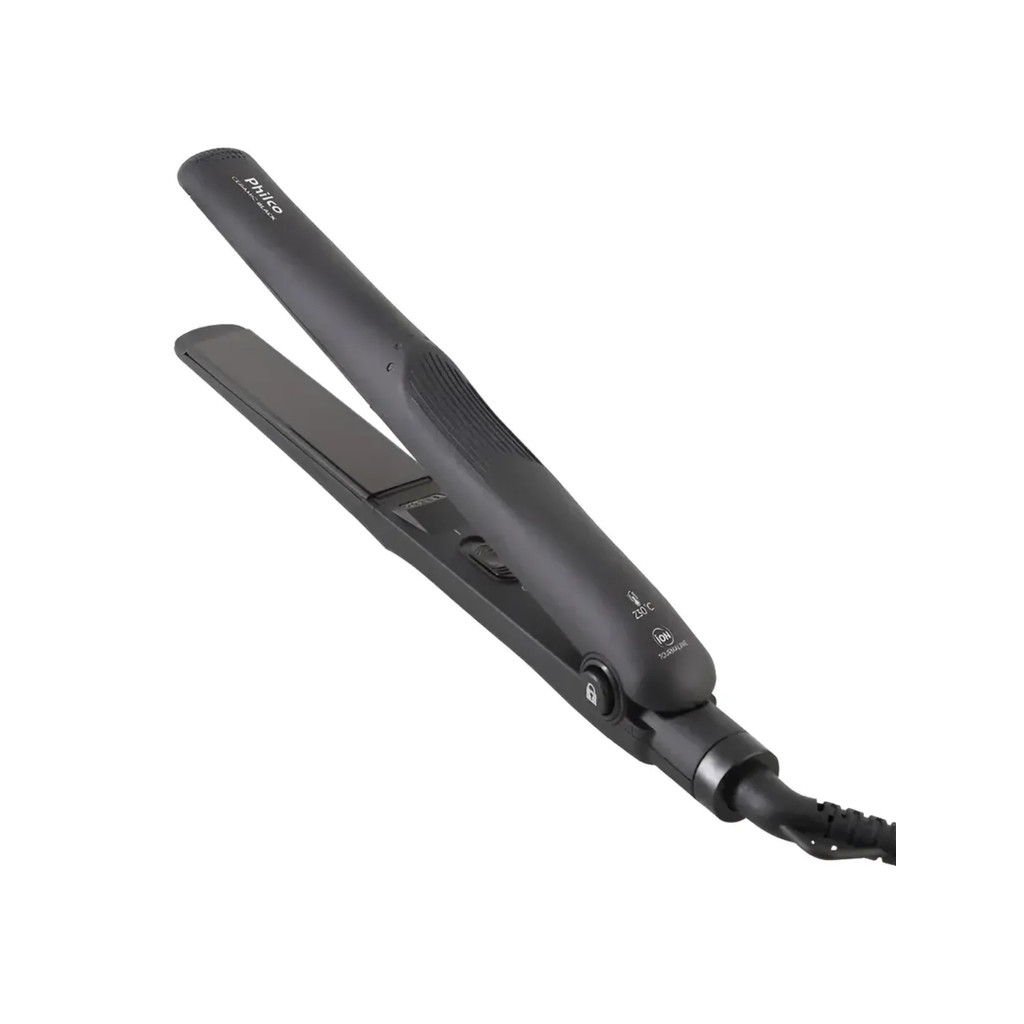Prancha Alisadora Philco Ceramic Black PPR08 Placas Anodizadas Bivolt