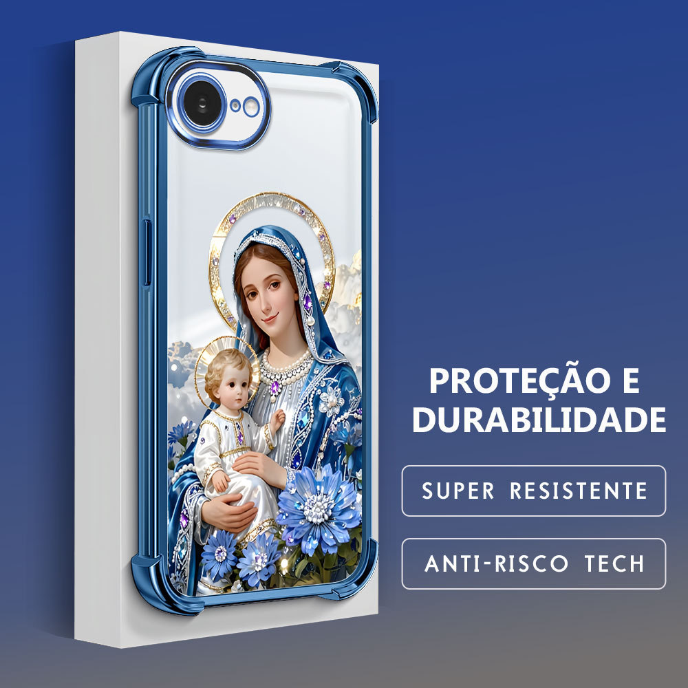 Capinha Anti Impacto Transparente Para iPhone 17E 16E Capa Sortudo Macia Proteção Case SJ 1086