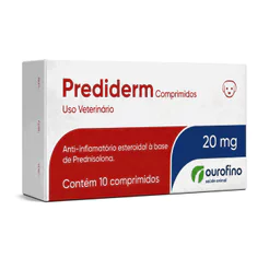 Prediderm 20mg para Cães 10 Comprimidos Ourofino