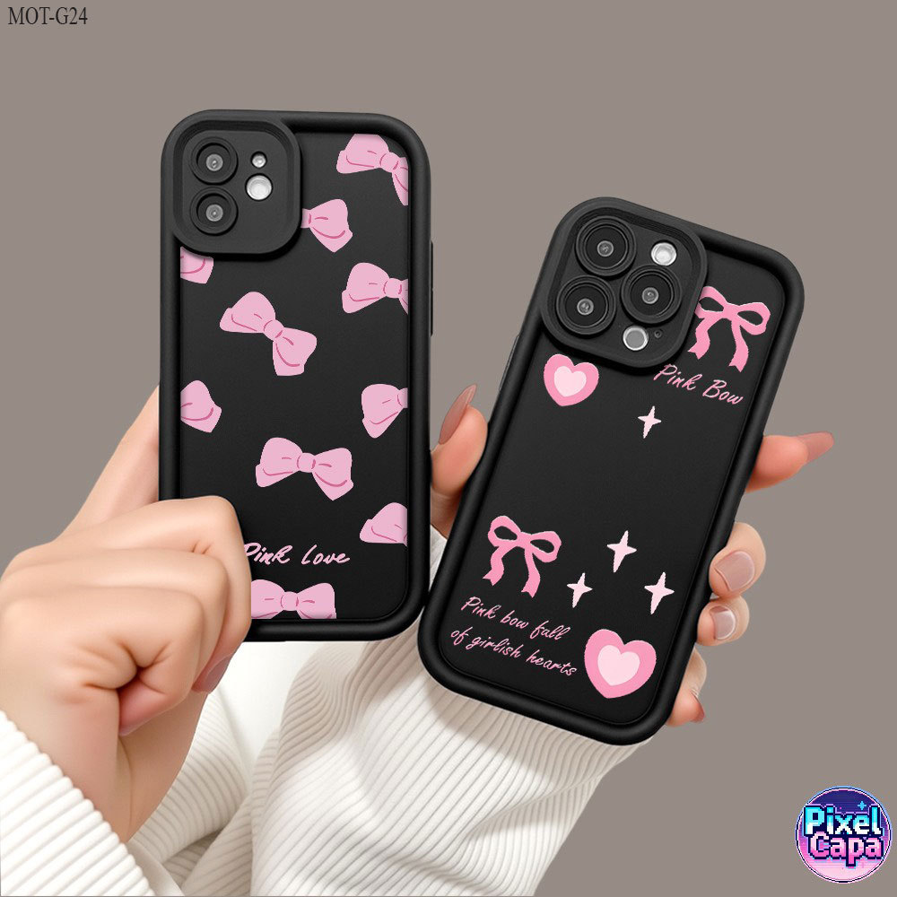 Capa De Celular Silicone Macio Preto Para Motorola Moto G24 G15 G22 G20 G30 G05 G14 G10 G04 G04S Capinha Case 7439 TYB em Oferta na Shopee