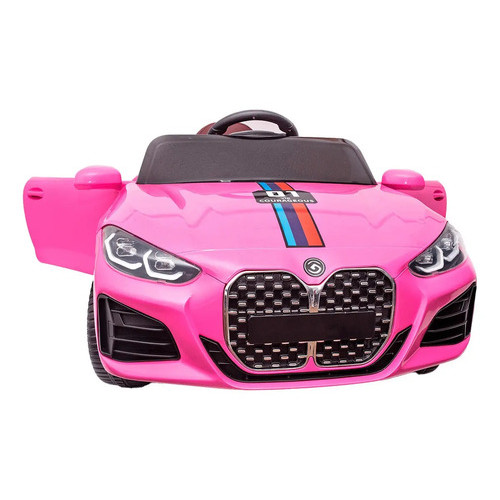 Carrinho Motorizado Elétrico Menina Bmw S4 Luxo Rosa 12v Mp3 Voltagem Do Carregador 110v220v