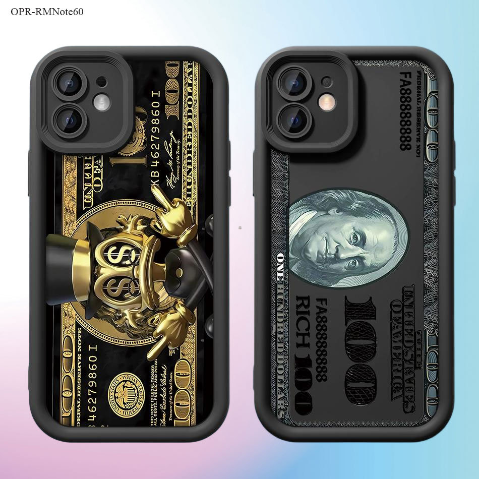 Capinha Para Realme Note 70 60 60X 50 70T Capa Macia Preta Case 6074 TYB