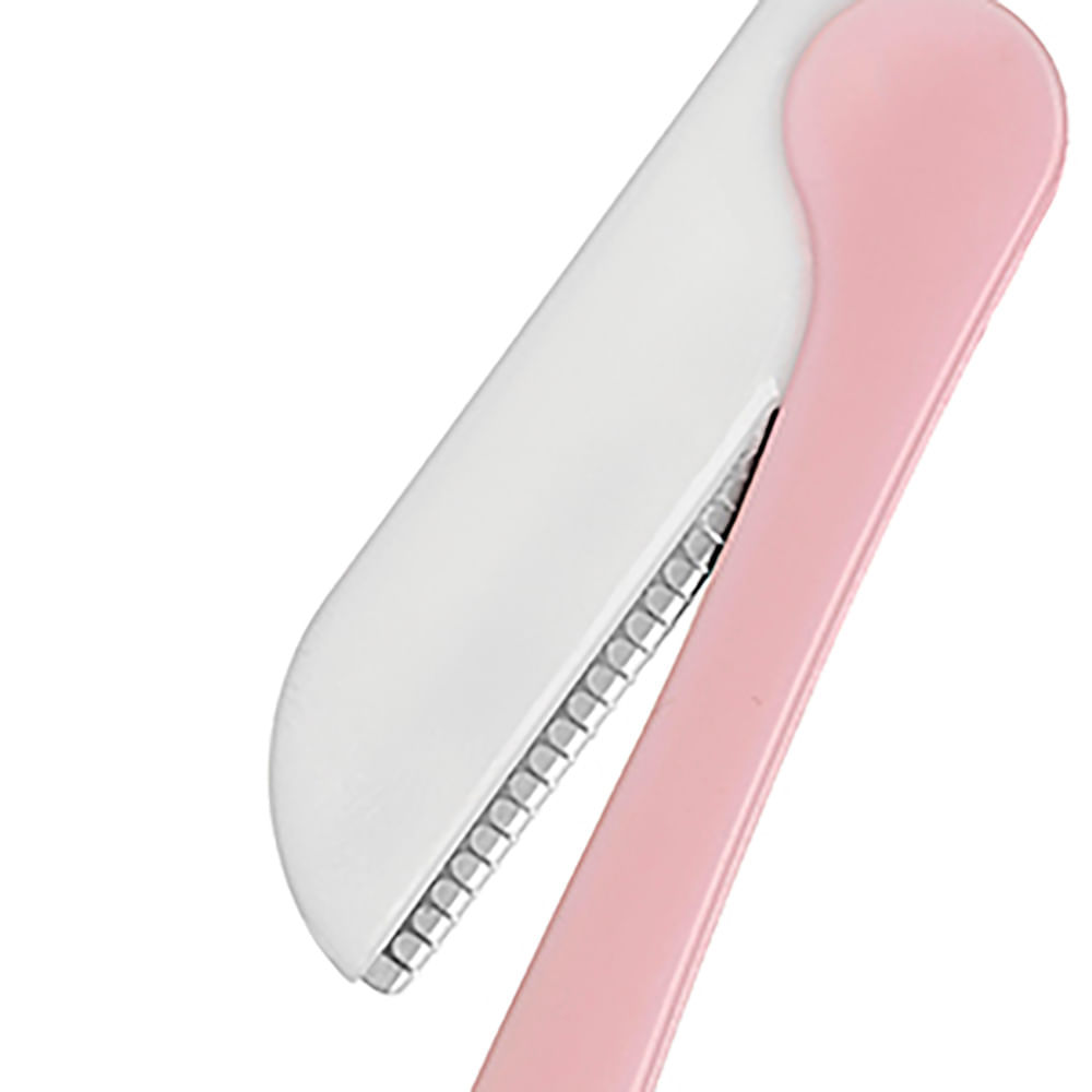 Kit Com 2 Navalhas Para Sobrancelha Flamingo Ricca — imagem 2 de 2