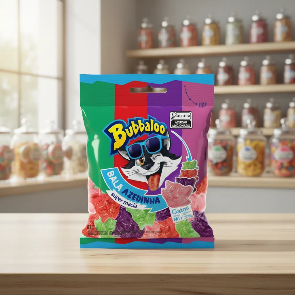 Bala Azedinhas Mix De Sabores 82,5g Cítrica Premium