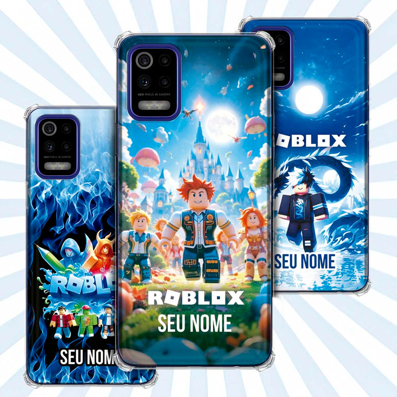 Capa Capinha - LG K62 - Jogo Roblox Gamer Avatar Skin Personalizada Nome
