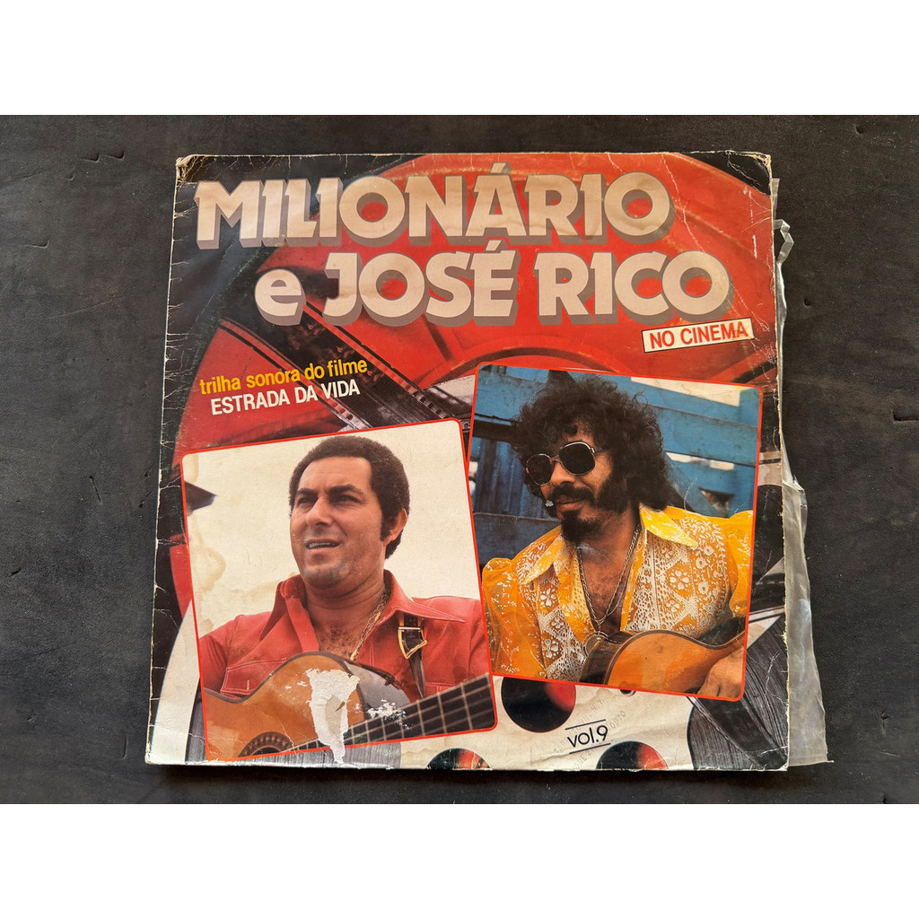 LP MILIONARIO E JOSE RICO NO CINEMA TRILHA SONORA FILME ESTRADA DA VIDA VOL 9 1980