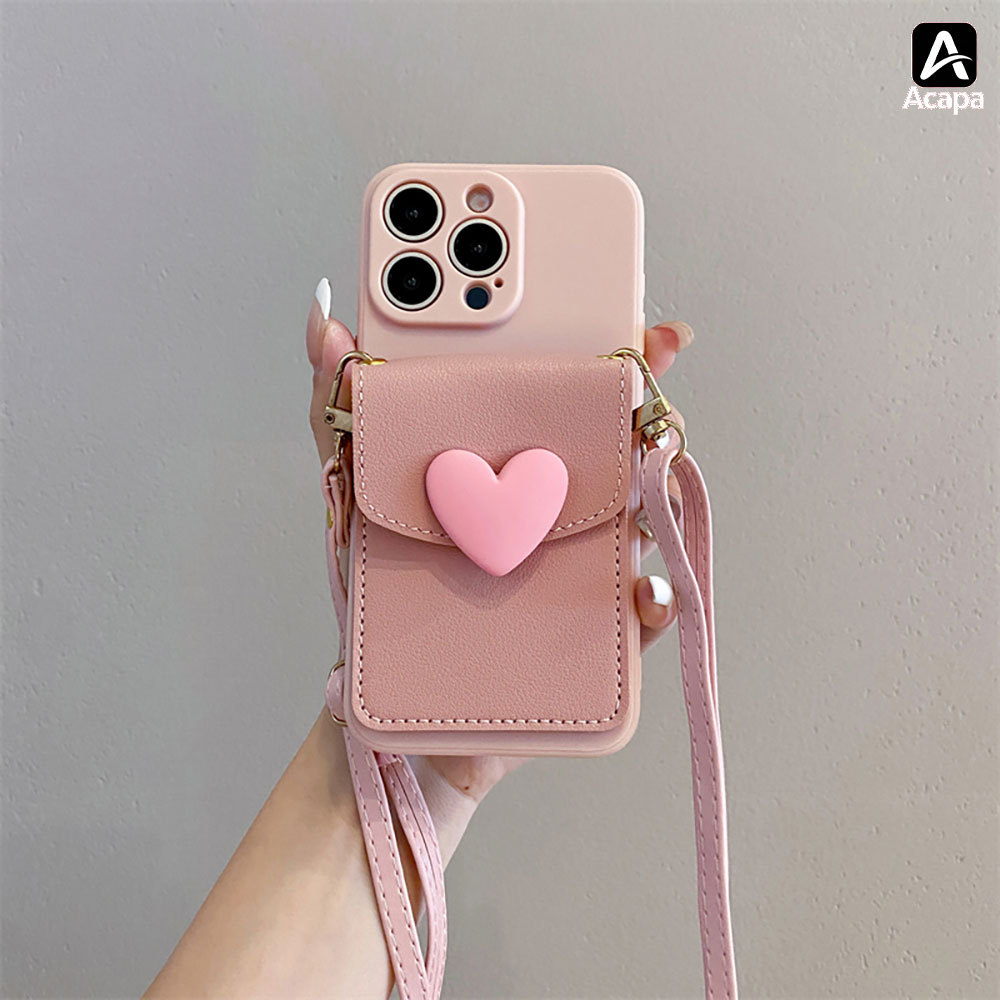 Capinha Porta-Cartões Para iPhone 17 17E 16 16E 15 14 13 12 11 8 7 XR SE Plus Pr