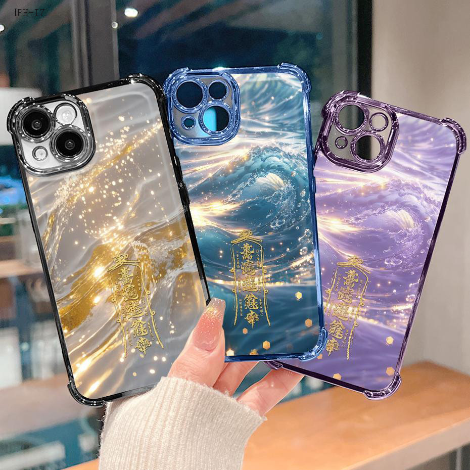 Capa Anti Impacto Transparente Luxo Para iPhone 17 17E 16 16E 15 14 13 12 11 XR 7 8 SE Pro Max Plus Capas 0968FS