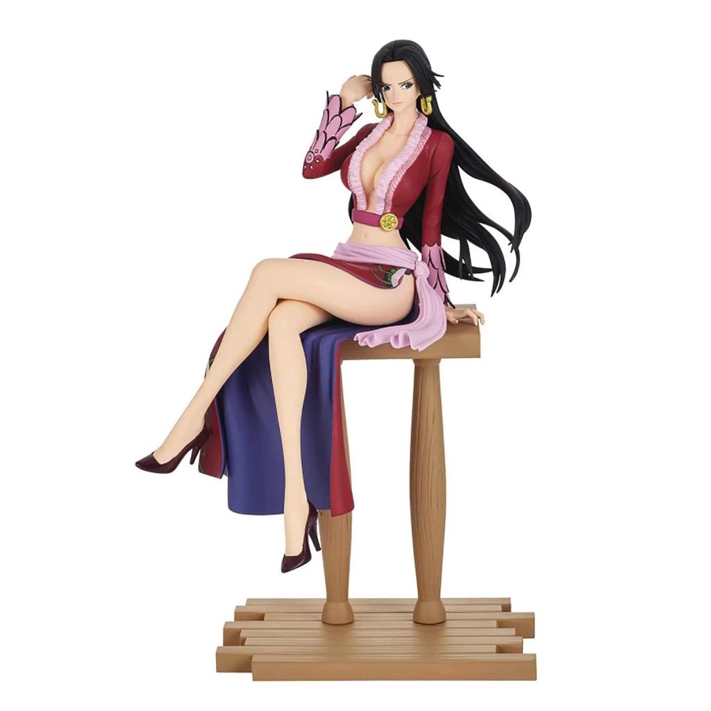 Banpresto One Piece GRANDLINE JOURNEY BOA.HANCOCK Boa Hancock | Figura de Anime Importado do Japão Original