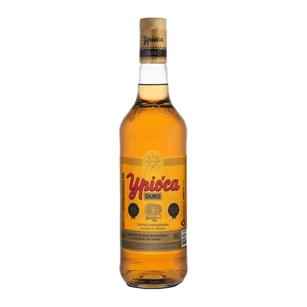 Cachaça Ypióca Conta Gota Ouro - 965ML