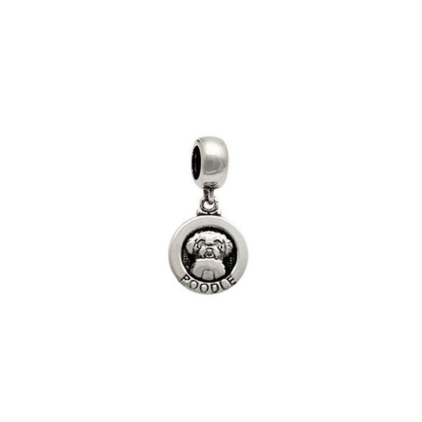 BERLOQUE PRATA ENVELHECIDA I LOVE MY PET POODLE