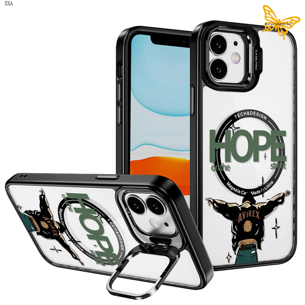 Capa Magnética Magsafe Para Samsung Galaxy A17 A16 A15 A06 A56 A36 4G 5G Capinha Proteção Com Suporte de lente SHY 5404