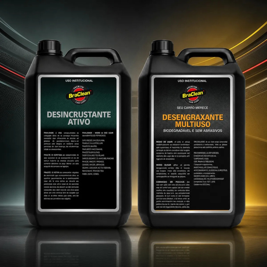 Kit Shampoo Auto 10L Carro Moto Caminhonete Frota Uso Veicular E Lava Rápido Geral Veicular
