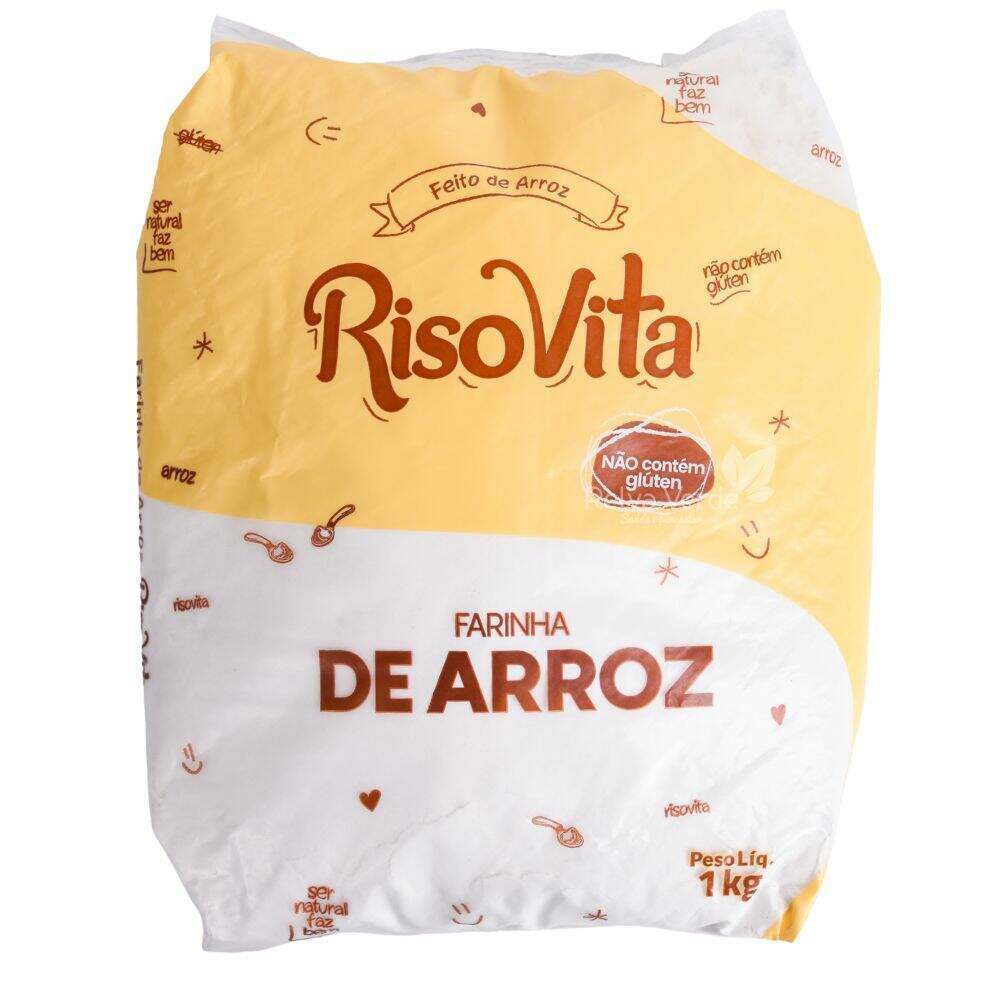 Farinha de Arroz Sem Glúten RisoVita 1Kg