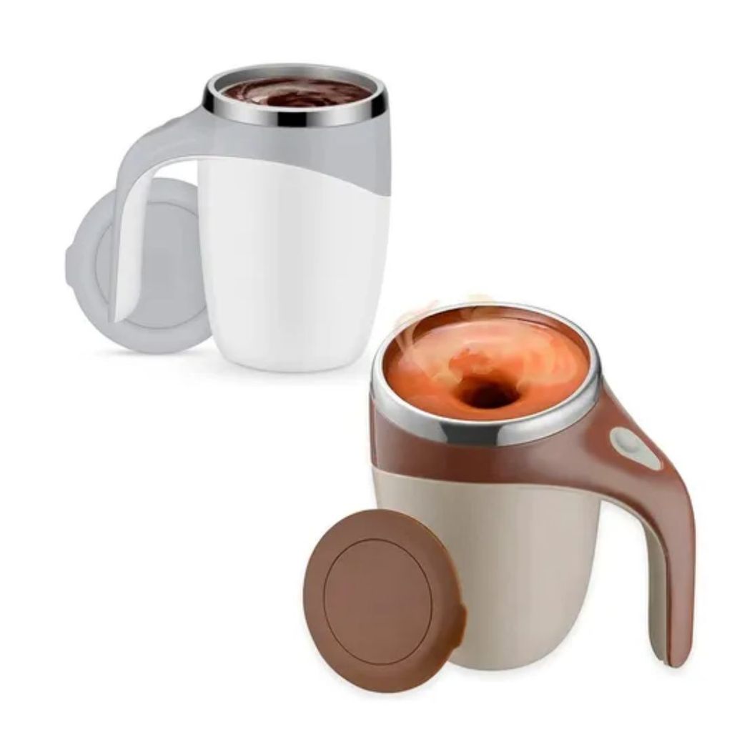 Caneca Copo Mixer Elétrica Térmica 380ml - Praticidade e Inovação para o Dia a Dia!