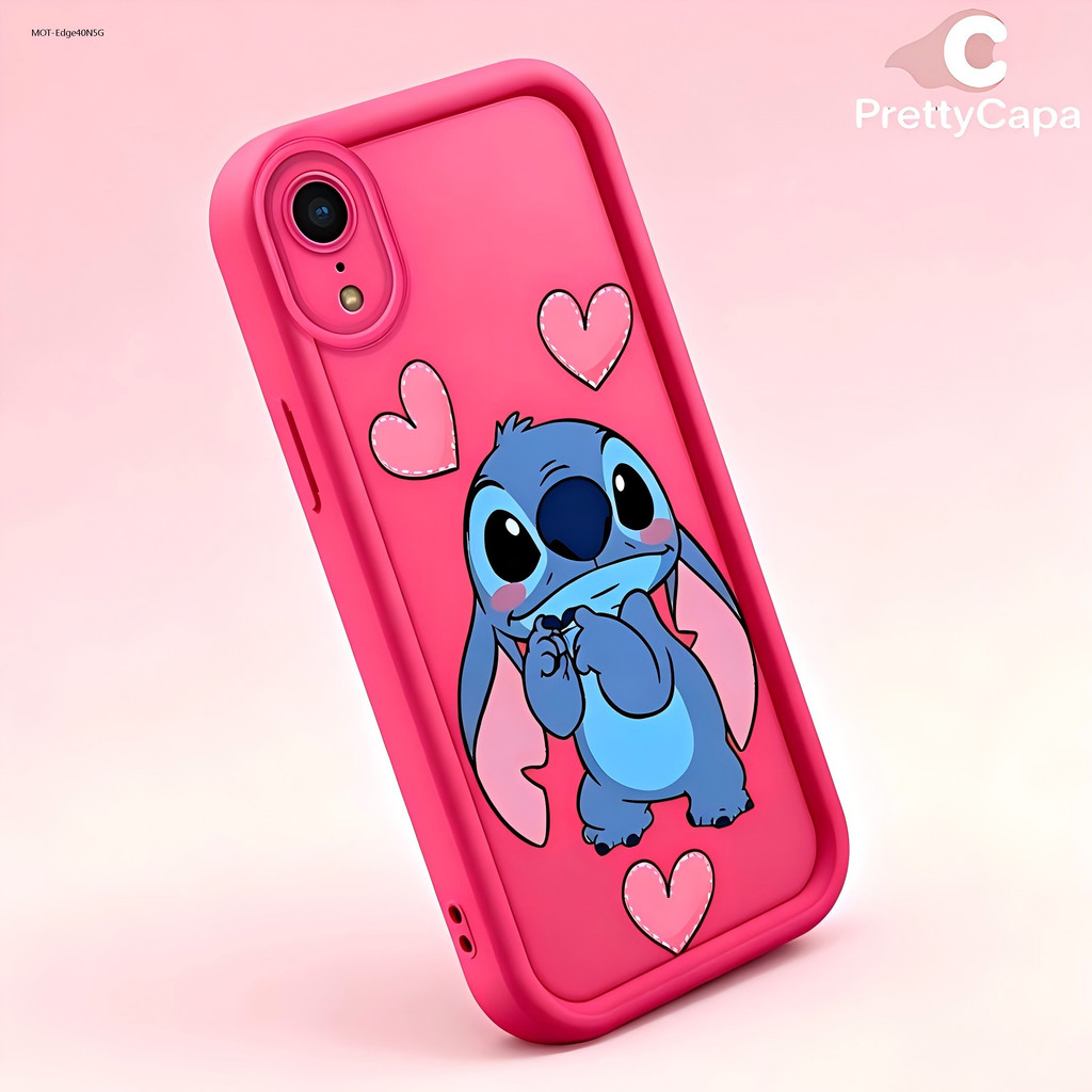 Capa Stitch Telefone Para Motorola Moto Edge 60 40 50 Fusion Neo 5G Capinha Celular Silicone Phone Case 0956 TY