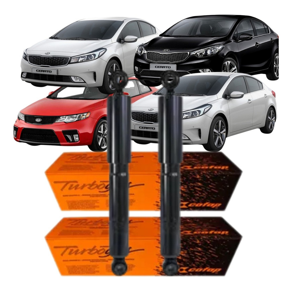 2 Amortecedor Traseiro New Cerato 2014 2015 2016 17 18 2019