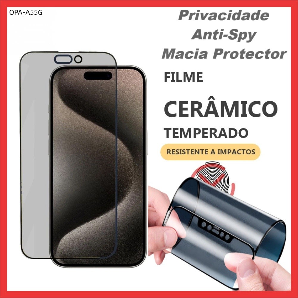 Película Para OPPO A5 5G Macia Privacidade Screen Protector FKM
