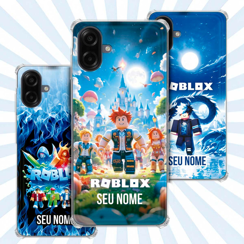 Capa Capinha - Samsung Galaxy A07 - Jogo Roblox Gamer Avatar Skin Personalizada Nome