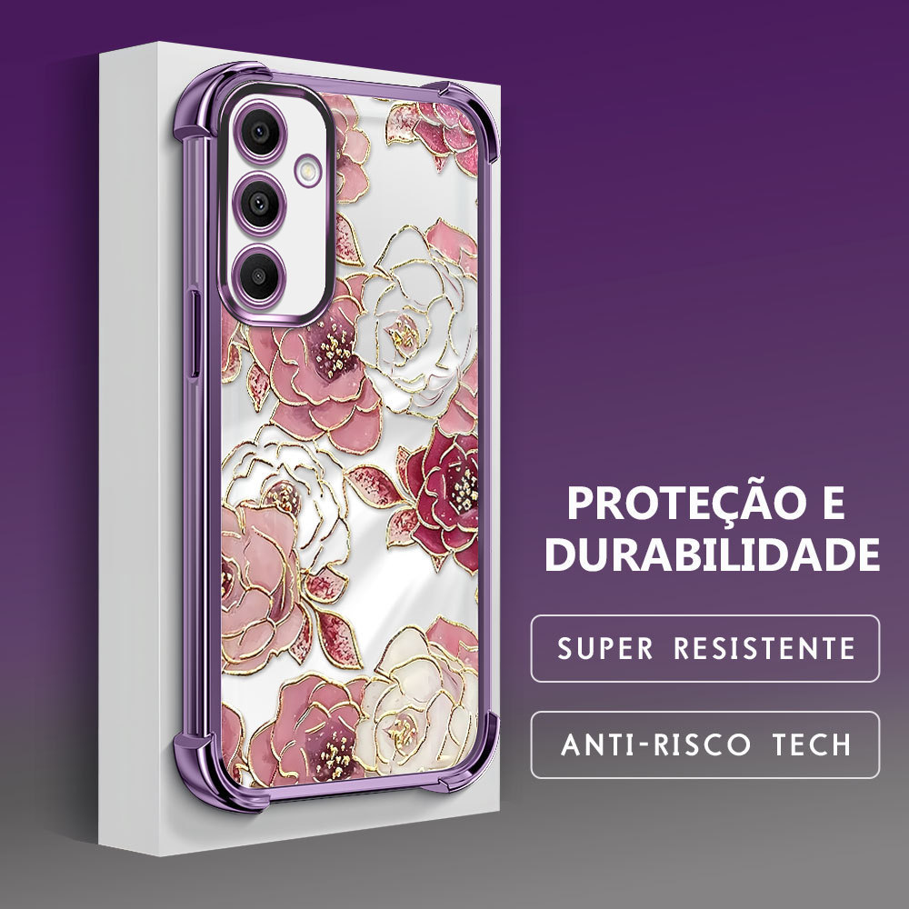 Capinha Para Samsung Galaxy A16 4G 5G Capa Anti Impacto Transparente Macia Proteção Case SJ 1153