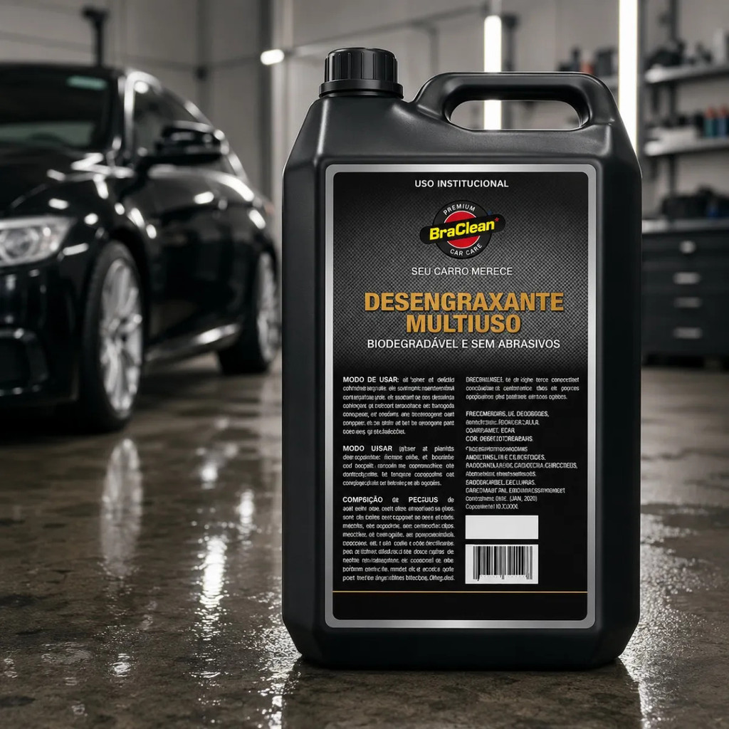 Shampoo Automotivo BraClean 5L Carroceria Caminhão Carreta Frota E Lava Rápido Uso Veicular