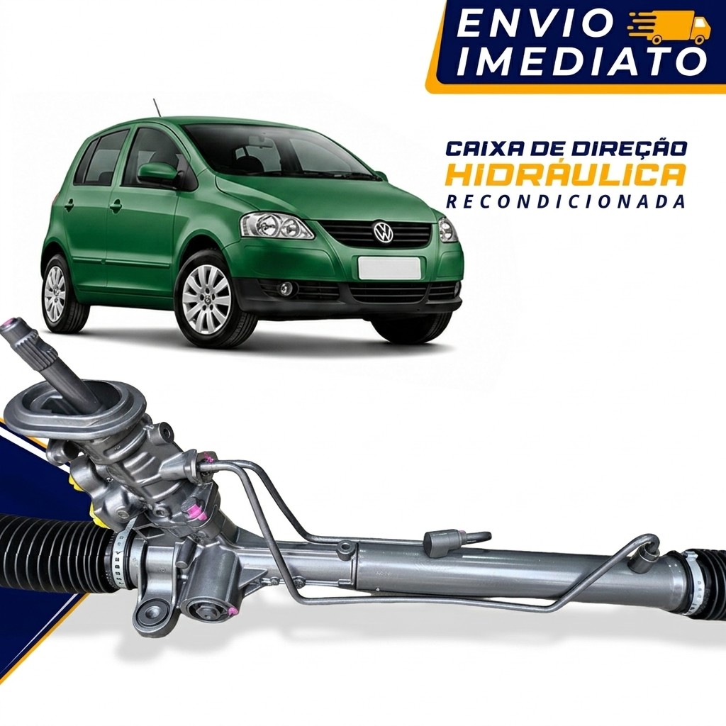 Setor de Direção Hidráulica Fox Volkswagen 2003 2004 2005 2006 2007 2008 2009 2010 Estriado