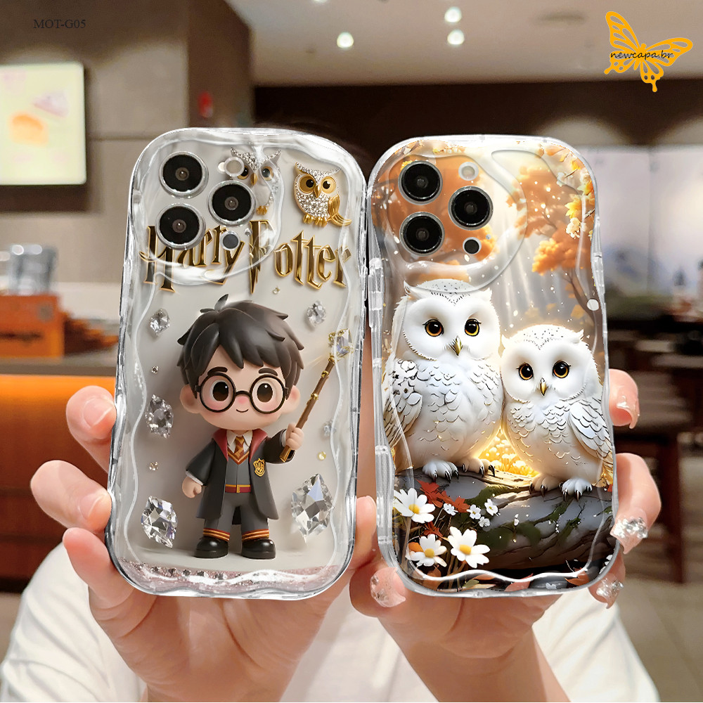 Capinha Para Motorola Moto G05 G15 G04 G04S G10 G20 G30 G14 De Macia Cream Wave Case NYW 3352 em Oferta na Shopee