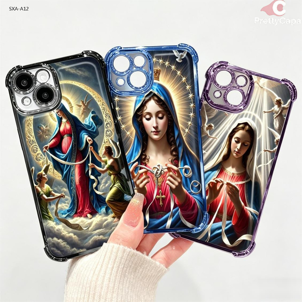 Capinha Macia Capa Anti Impacto Transparente Luxo Para Samsung Galaxy A17 A16 A15 A14 A13 A12 4G 5G Capas 1075FS