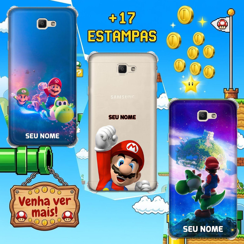Capa Capinha para Samsung Galaxy J7 Prime - Super Mario
