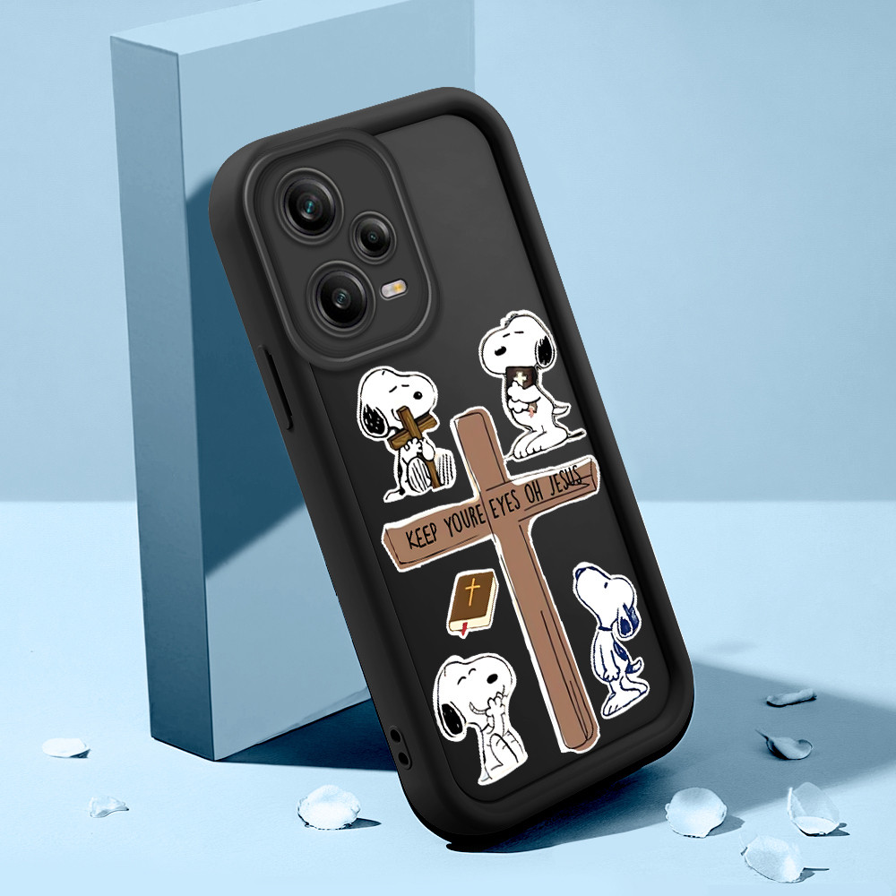 Capinha Para Xiaomi Redmi Note 12 Pro 5G Capa Com Nossa Senhora Aparecida Jesus Macia Silicone Proteção Case